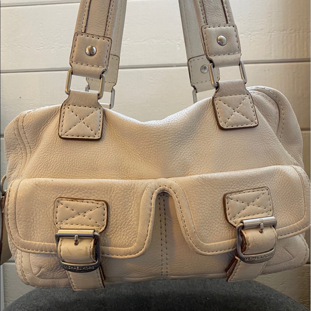 Michael Kors Medium White Satchel